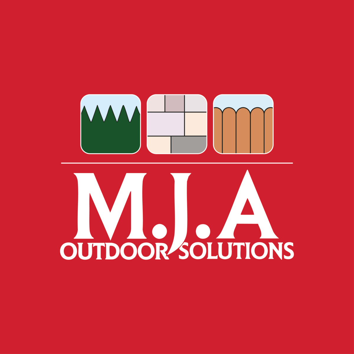 M.J.A Outdoor Solutions logo